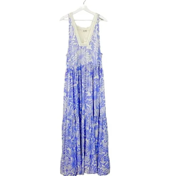 NWT FREE PEOPLE Tiers For You Maxi Slip